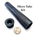 Micro smallest .22 solid threaded adapter mini size with small legal Solvent Trap Kit tube and cups with 1/2 x 28 or 5/8 x 24 Adapter cleaning kit Aluminum WIX 4003 cleaning filter tactical grey or tan black for .22 caliber