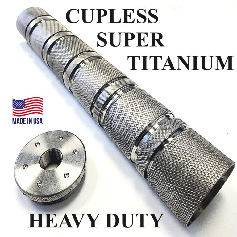D sized Titanium Solvent Trap Cupless Kit Adapters Image