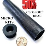 The "Nadler" Micro 5.5" Small Aluminum Closeout Sale Solvent Trap Kit With Tube and Thread Adapter