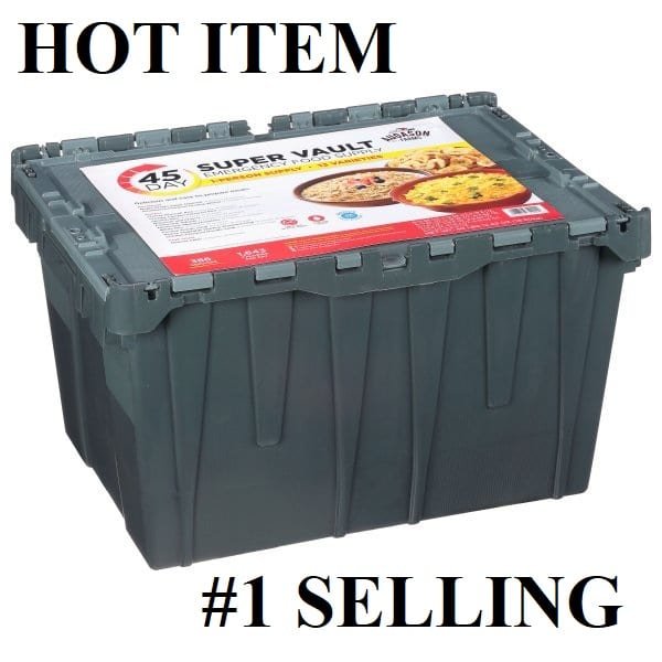 #26 Augason Farms 45-Day Super Vault Food Emergency Food Supply 75,000 Calorie Freeze Dried and Dehydrated Long Term Storage 30 Day or 45 Day MRE