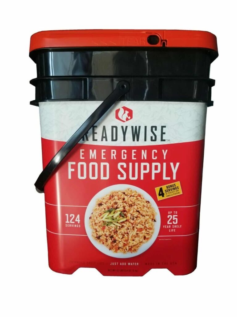 ReadyWise 124-serving variety emergency food bucket