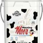 #28 (20) Augason Farms 20LBS of Morning Moos Powdered Milk Bucket