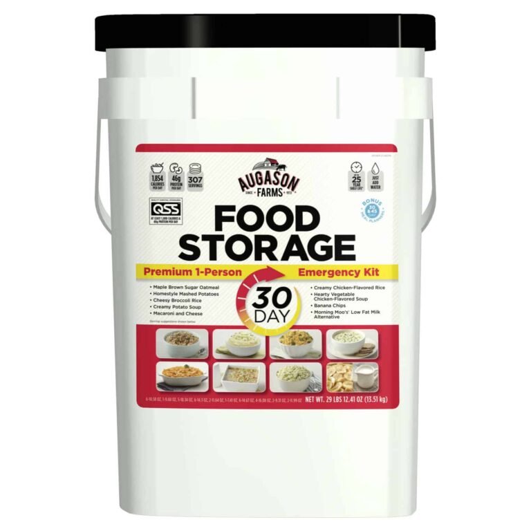 Augason Farms 30-day premium emergency food supply for one person