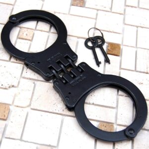 3 Point Carbon Steel Professional Handcuffs with keys