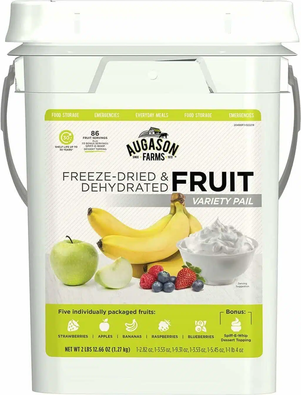 #4   Augason Farms Freeze Dried Fruit Variety Pack