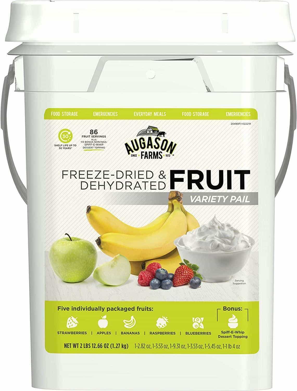 #4   Augason Farms Freeze Dried Fruit Variety Pack
