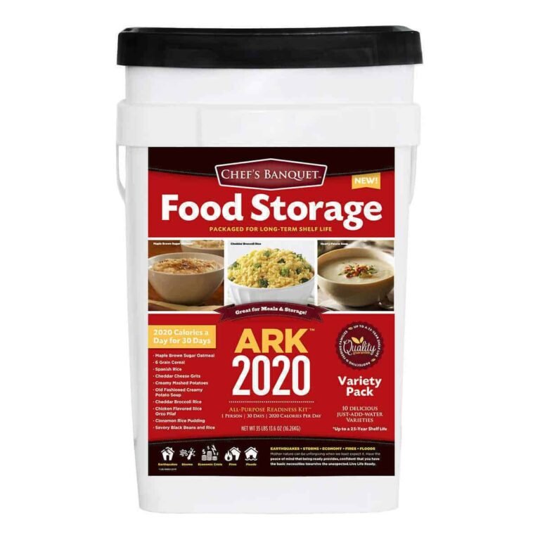 Chefs Banquet ARK 2020 freeze-dried meals for emergencies