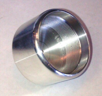 "D" Sized Solvent Trap Maglite Flashlight Threaded End Cap