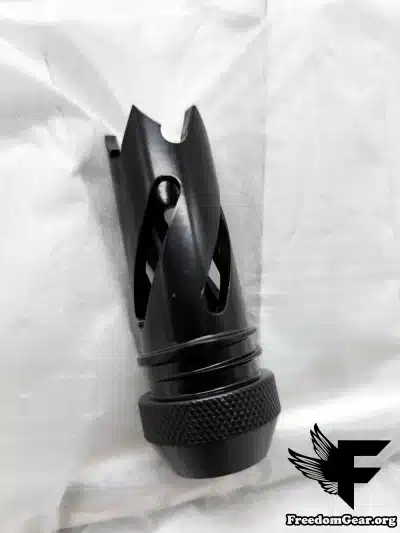 D Sized Muzzle Brake with Quick Connect threads