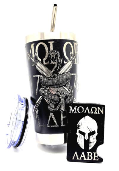 Moan Labe tumbler and wallet 1 set