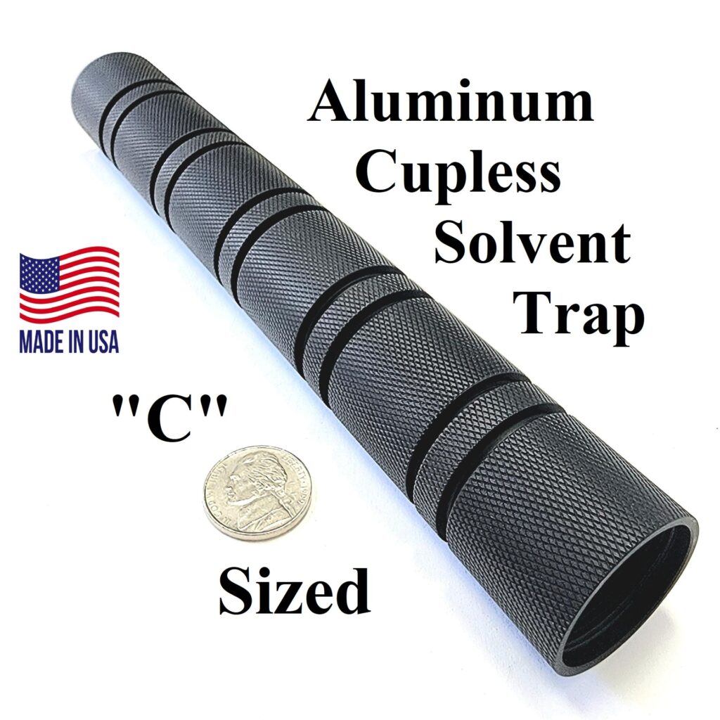 C Sized Cupless Aluminum Solvent Trap Kit
