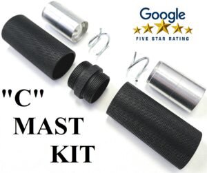 C Sized Aluminum C Mast Solvent Trap Kit