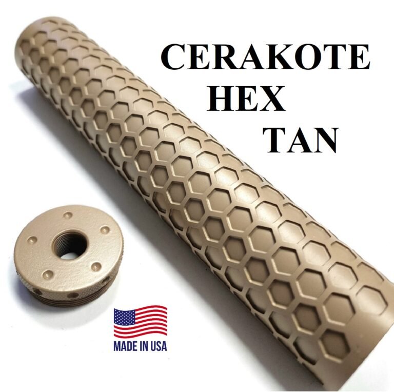 Custom Solvent Trap CERAKOTE TAN HEX Projection Blast Tube