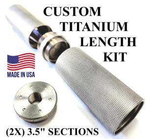 D Sized D Mast Titanium Solvent Trap Tube Kit for eco-friendly cleaning