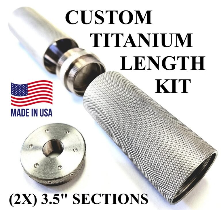D Sized D Mast Titanium Solvent Trap Tube Kit for eco-friendly cleaning