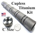 C T Bat Kit Cupless Titanium Solvent Trap Kit