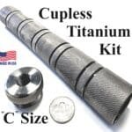 C T Bat Kit Cupless Titanium Solvent Trap Kit