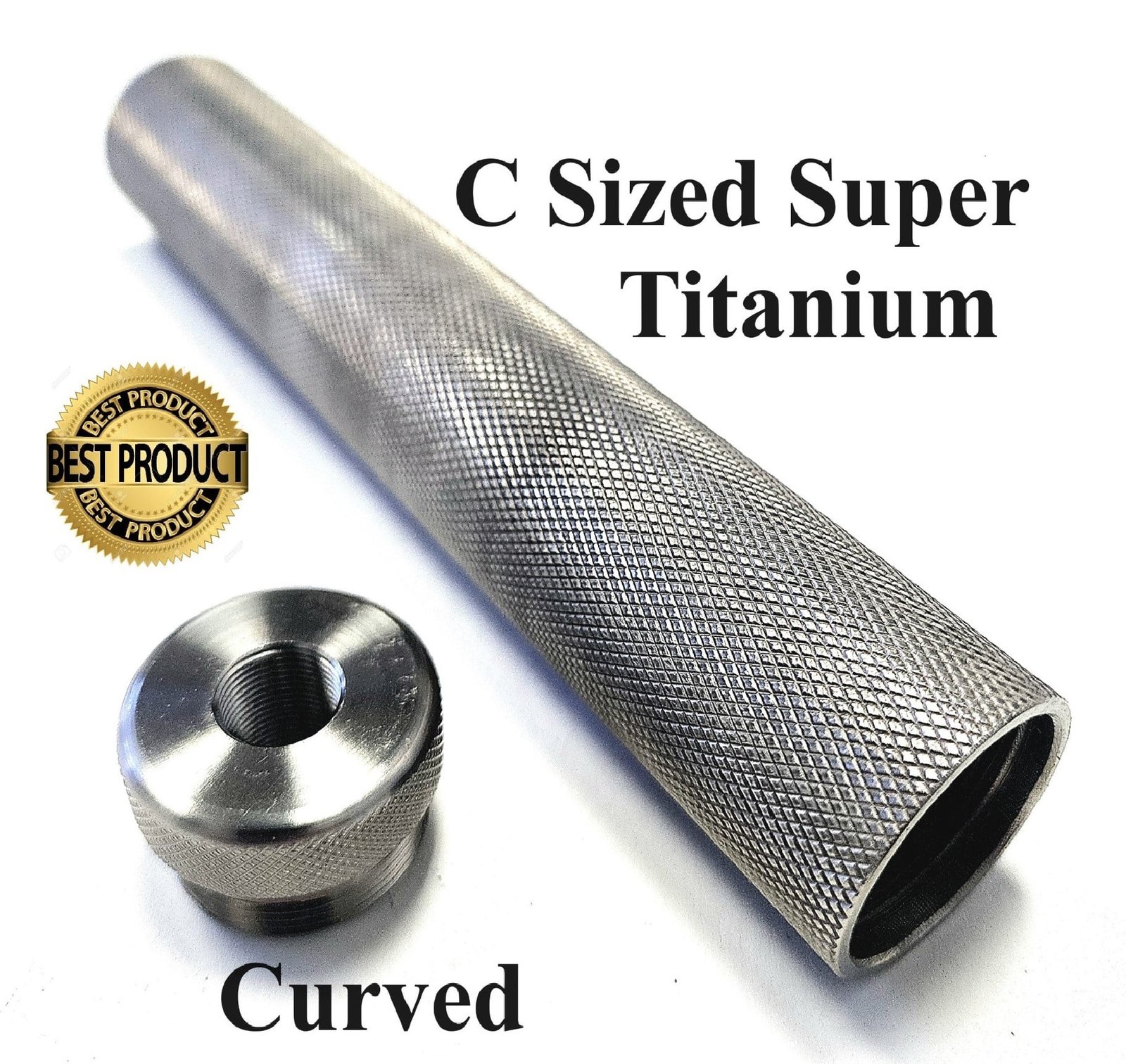 C Sized Super Titanium Solvent Trap Kit with Curved Adapter