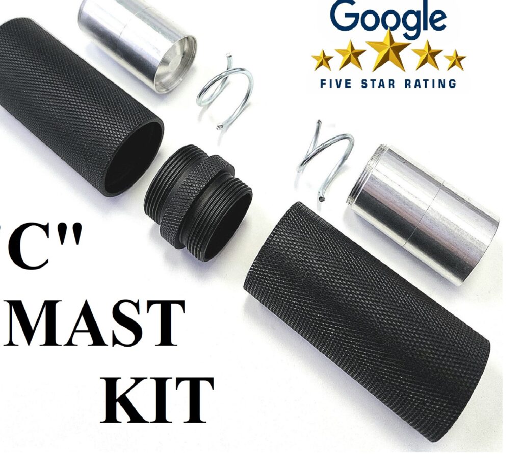 C Sized Aluminum C Mast Solvent Trap Kit