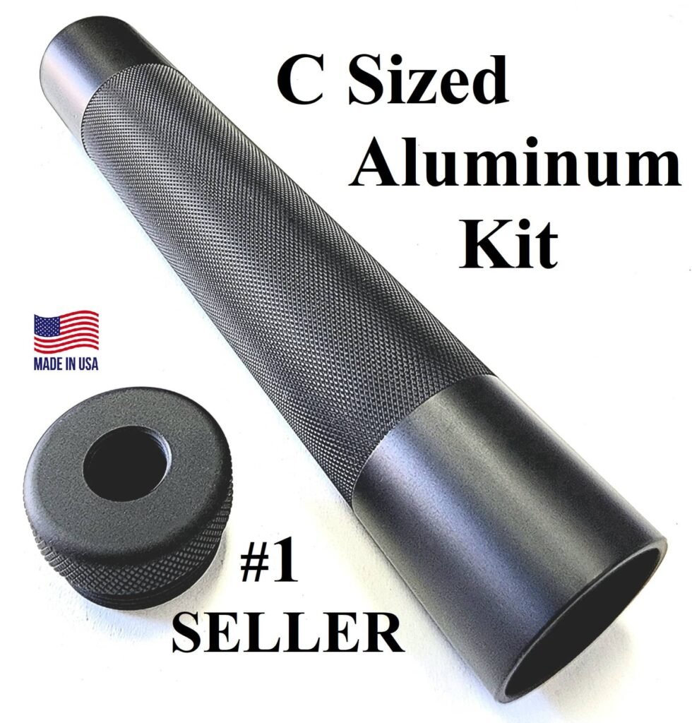 'C' Sized Solvent Trap Kit Tube or Blast Projection With Curved Adapter