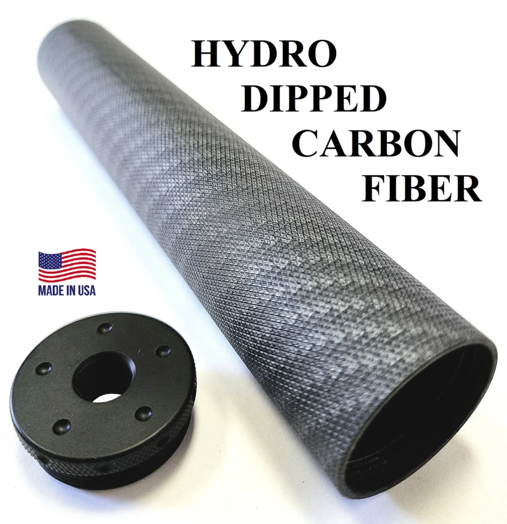Hydro-Dipped Carbon Fiber Solvent Trap Kit or Projection Tube w/ Adapter