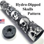 D Sized Laser Etched Aluminum Skulls Pattern Solvent Trap Cleaning Tube Kit With Flat Adapter in 1/2 x28. Also available with matching solid cap, and cups in 1/2 x 28 or 5/8 x 24. WIX 4003 cleaning filter. And don't forget the stainless steel mesh filters.