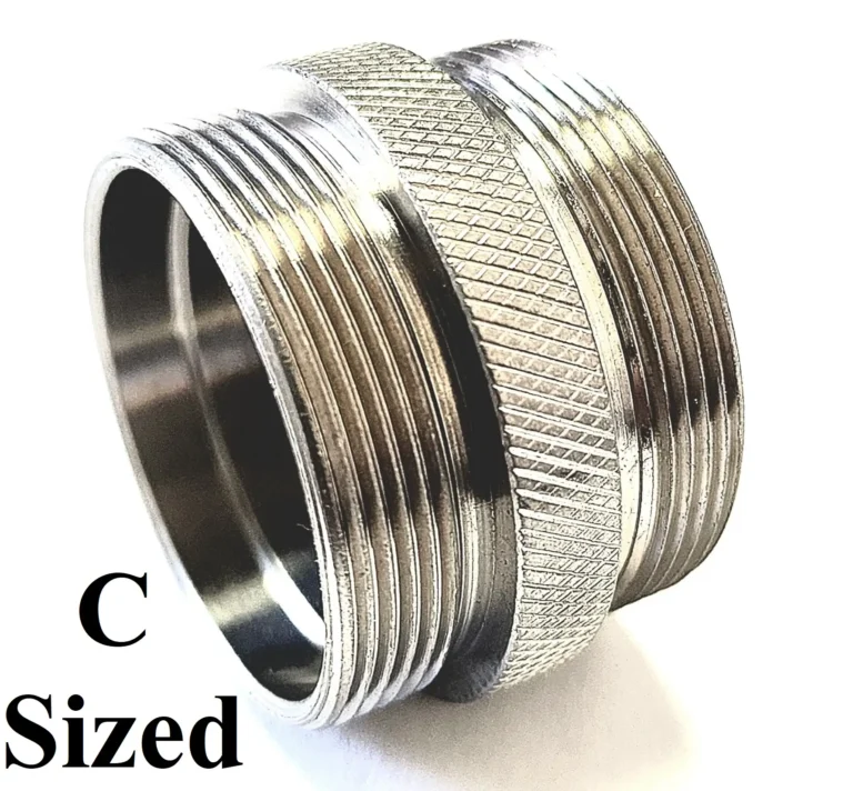 "C" Sized Titanium Solvent Trap Kit Coupler FOR CUPLESS KIT