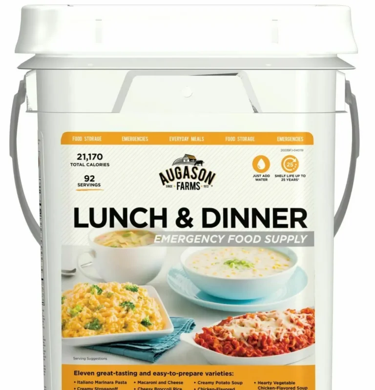 #1 Auguson Farms Emergency Food Supply 21K Calorie (92 meals) Lunch and Dinner