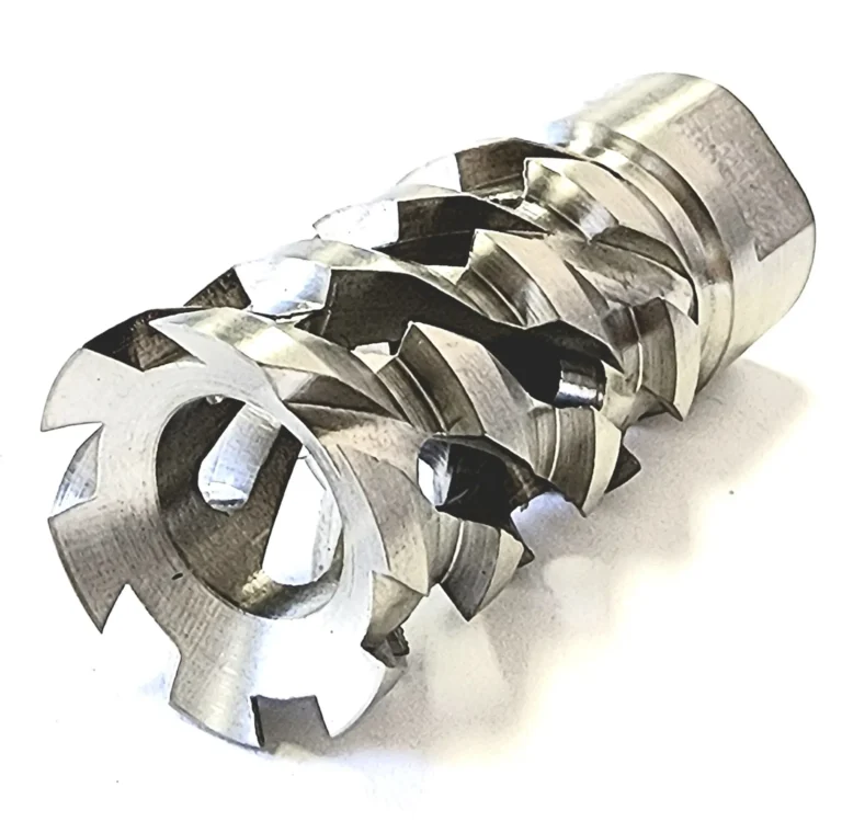 Muzzle Brake STEEL TWIST Flash Hider Compensator 1/2 x 28 or 5/8 x 24