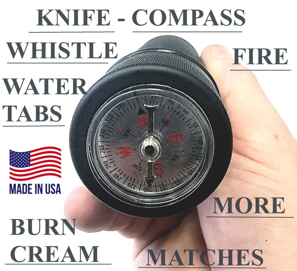 * * * CLOSEOUT * * * 75% OFF Survival Tool Kit w/Knife, Matches, Compass and More– – – **SAVE HUGE** - Image 3