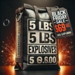 Binary Black explosive target for tactical training