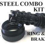 BASIC STEEL Scorpion Muzzle Brake and Basic Black STEEL Ring Solvent Trap Combo Kit