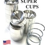 D Sized 14x Aluminum 1/2″ SUPER Cups Solvent Trap Dry Storage Kit and Spring. Solvent Trap and Maglite Dry Storage Cups Kit. Dry Storage Cups, Legal Solvent Trap Parts For use with blast projection tube, blast tubes, Maglite cups, inserts, Solvent trap parts, solvent trap cleaning tubes. Filters