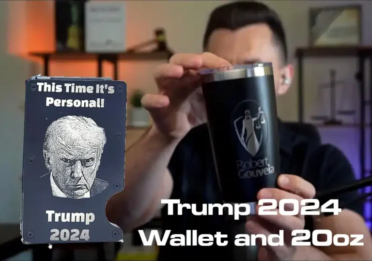 Freedom Gear Robert Gouveia Trump 2024 Wallet and Tumblers Image
