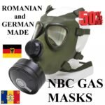 Romanian Military M74 NBC Gas Mask with 40mm Filter – 50% Off Closeout Sale!