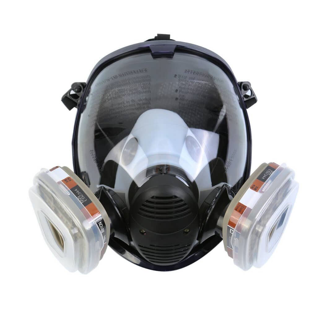 Premium Full Face 40mm Gas Mask w/High Impact Pollycarbonate Lens