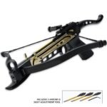 80 Pound Force Mini Cross Bow w/3 High Impact Aluminum Spears