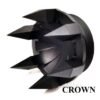 KING COBRA CROWN Barrel or Maglite Flashlight Solid Adapter
