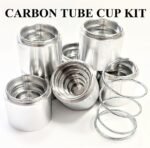 *** 100C *** Large Sized STEPPED Cup Inserts for Concealment or Storage for CARBON TUBE ONLY.