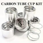 *** 100C *** Large Sized STEPPED Cup Inserts for Concealment or Storage for CARBON TUBE ONLY.