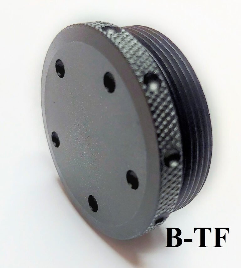 Freedom Gear D Size Black Titanium Threaded Solid Adapter Image