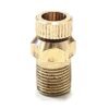 "D" Sized BLACK TITANIUM Threaded Solid Barrel Adapter - *VALVE* Quick Twist Solvent Drain Valve- Legal Solvent Trap Tube Cleaning Solutions-Don't forget the stainless steel mesh filter to complete your firearm cleaning needs.