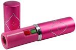 POWERFUL 3 Million Volt LIPSTICK LED FLASHLIGHT & TASER COMBO. - Multiple color, women protection, Purse, easy access, pretty protection, Phone size, Rhinestones, gold, pink, purple and black.