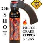 HELL'S BREATH 1 POUND LONG RANGE RIOT & CROWD CONTROL PEPPER SPRAY GUN