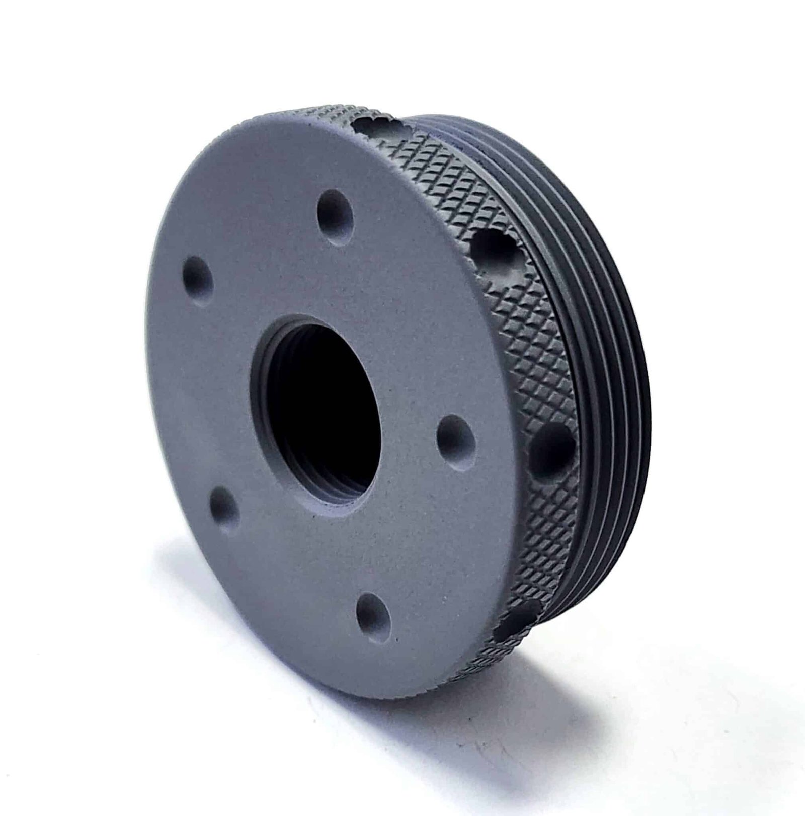 The HEX- D Size Threaded Flat Aluminum Adapter- Also available with matching Hex Tube Muzzle Blast Projection or Legal Solvent Trap Tubes and additional style adapters, caps and cups in 1/2 x 28 or 5/8 x 24. WIX 4003 cleaning in Tactical filter light absorbing black, grey, white or cerakote tan or pink. And don't forget the stainless steel mesh filters for complete your cleaning firearm cleaning needs.