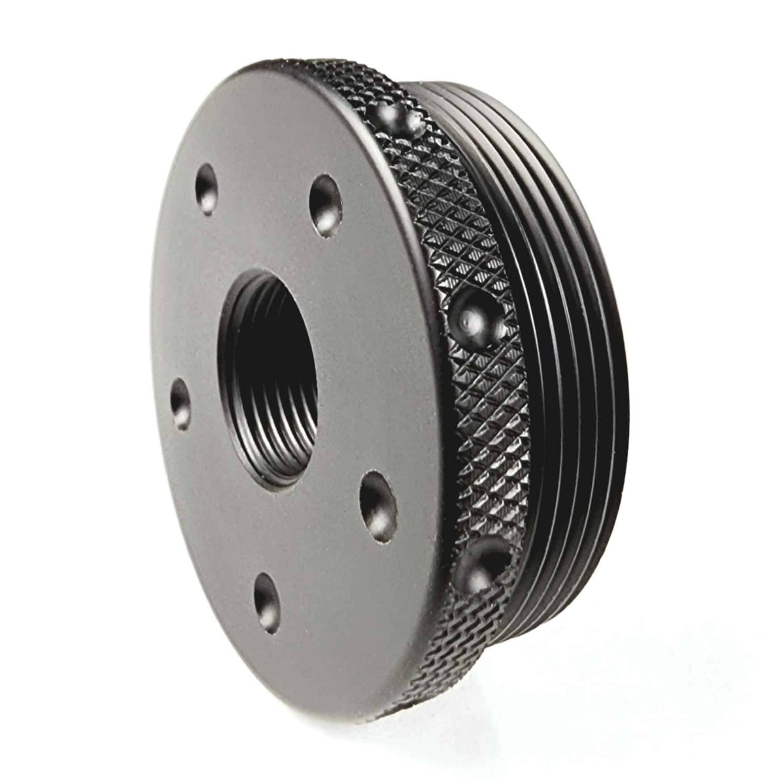 The HEX- D Size Threaded Flat Aluminum Adapter- Also available with matching Hex Tube Muzzle Blast Projection or Legal Solvent Trap Tubes and additional style adapters, caps and cups in 1/2 x 28 or 5/8 x 24. WIX 4003 cleaning in Tactical filter light absorbing black, grey, white or cerakote tan or pink. And don't forget the stainless steel mesh filters for complete your cleaning firearm cleaning needs.