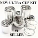 Ultra D Sized Stepped Cups & Spring. Our #1 Seller. Solvent Trap and Maglite Dry Storage Cups Kit. Dry Storage Cups, Legal Solvent Trap Parts For use with blast projection tube, blast tubes, Maglite cups, inserts, Solvent trap parts, solvent trap cleaning tubes. Filters