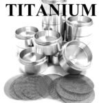 D Sized Titanium Super Cups. Solvent Trap and Maglite Dry Storage Cups Kit. Dry Storage Cups, Legal Solvent Trap Parts For use with blast projection tube, blast tubes, Maglite cups, inserts, Solvent trap parts, solvent trap cleaning tubes. Filters