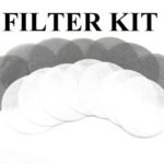 C SIZED 14 STAINLESS STEEL AND 14 COLLECTION MATERIAL FILTER KIT. For Solvent Trap Tube Filtration. Solvent Trap Cups. WIX 4003 Filter.