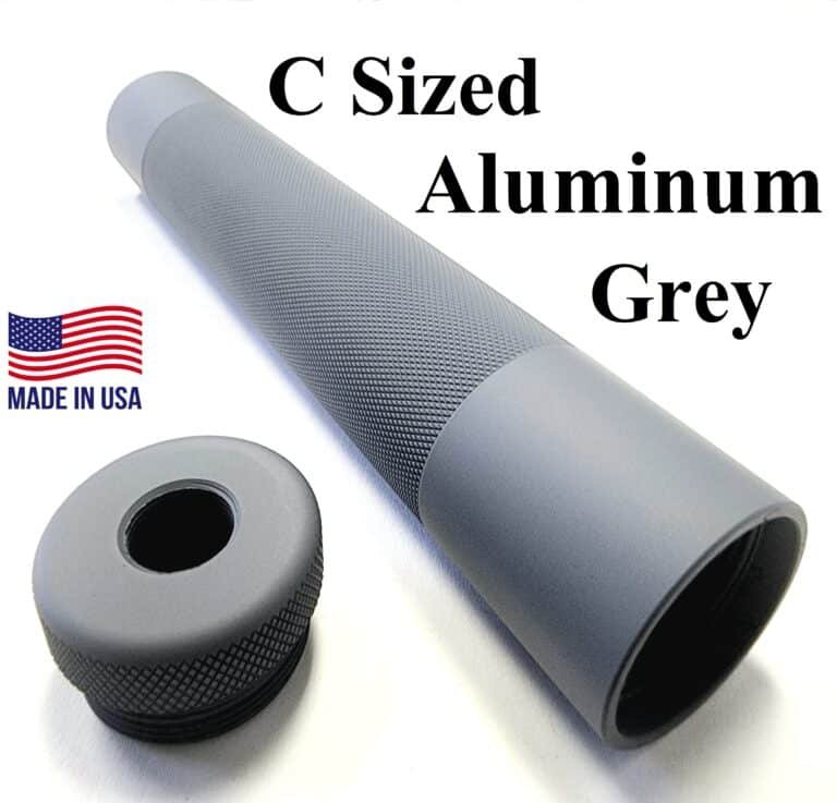 Tactical grey C Size aluminum solvent trap kit